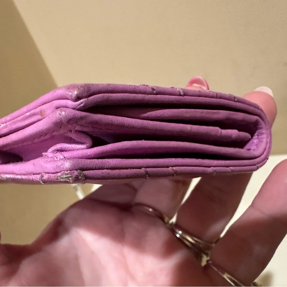 Gucci Pink Chevron Marmont Wallet - Picture 4 of 11